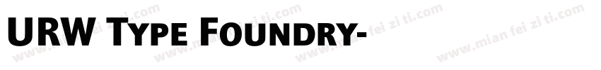 URW Type Foundry字体转换